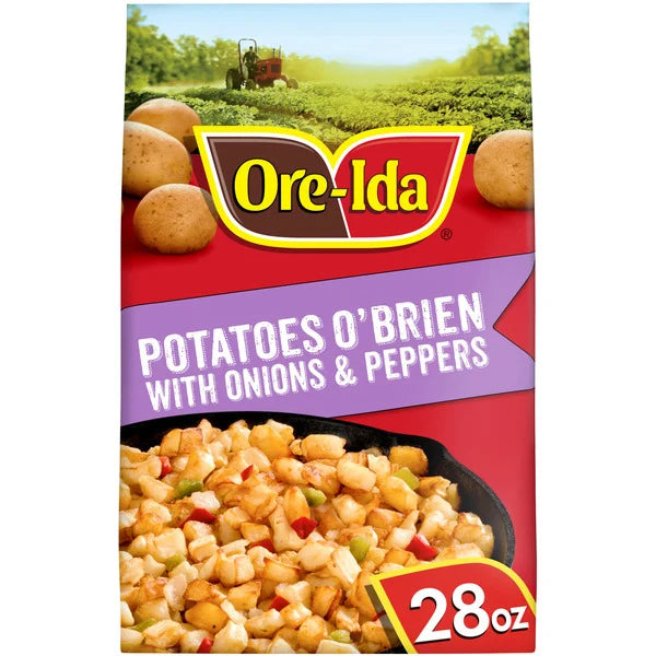 Ore-Ida Potatoes O'Brien with Onions & Peppers Frozen Food Snacks 28 oz