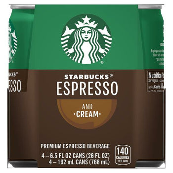 Starbucks Espresso And Cream Coffee Drink
