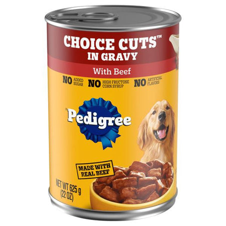 Pedigree Choice Cuts In Gravy with Beef Wet Dog Food 22 oz