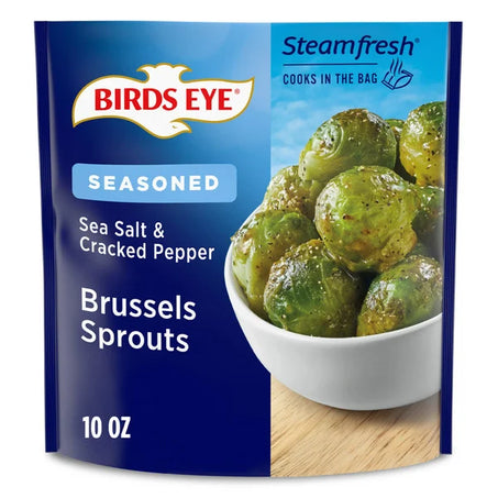 Birds Eye Steamfresh Sea Salt & Cracked Pepper Brussels Sprouts Frozen Vegetables 10 oz