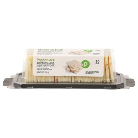 Publix Cheese, Cracker Cut, Pepper Jack 10 oz
