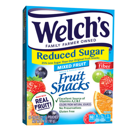 Welch's Reduced Sugar Mixed Fruit Fruit Snacks 10 ct