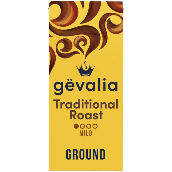 Gevalia Traditional Roast Mild Light Roast Ground Coffee 12 oz