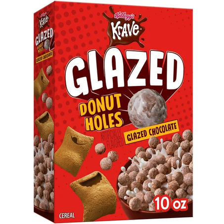 KRAVE Breakfast Cereal, Kids Cereal, Family Breakfast, Glazed Chocolate 10 oz