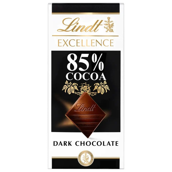 Lindt Excellence 85% Cocoa Dark Chocolate Candy Bar 3.5 oz