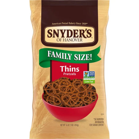 Snyder's of Hanover Pretzels Family Size