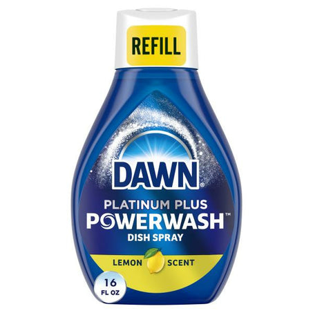 Dawn Platinum Powerwash Dish Spray, Dish Soap, Lemon Refill 16 fl oz