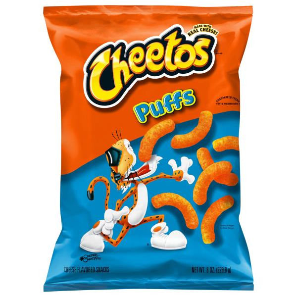 Cheetos Puffs, Cheese Flavored Snacks 8 oz