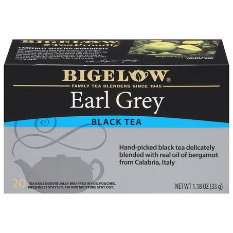 Bigelow Earl Grey Black Tea Blend 20 each