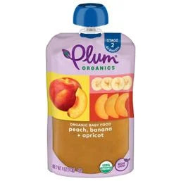 Plum Organics Peach, Banana & Apricot Baby Food