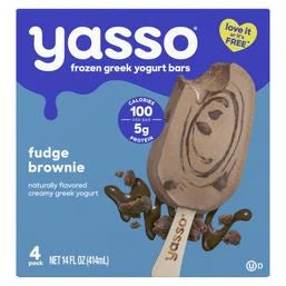 Yasso Frozen Greek Yogurt Bars Fudge Brownie Bars