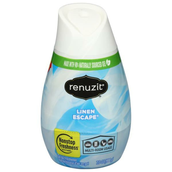 Renuzit Gel Air Freshener, Linen Escape 7 oz