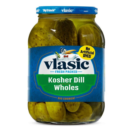 Vlasic Kosher Keto Friendly Dill Whole Pickles 46 fl oz