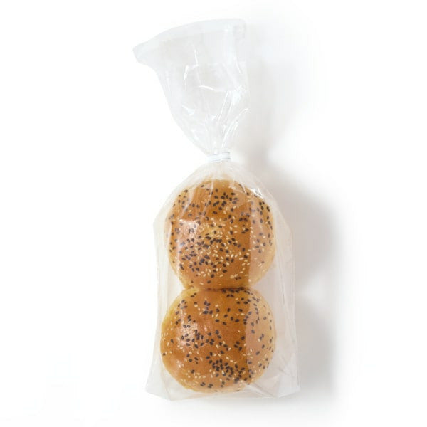 Publix Tuxedo Sesame Seed Brioche Hamburger Buns 4 ct