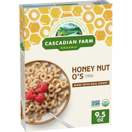 Cascadian Farm Organic Honey Nut O's 9.5 oz