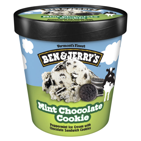 Ben & Jerry's Mint Chocolate Cookie Peppermint Ice Cream Pint