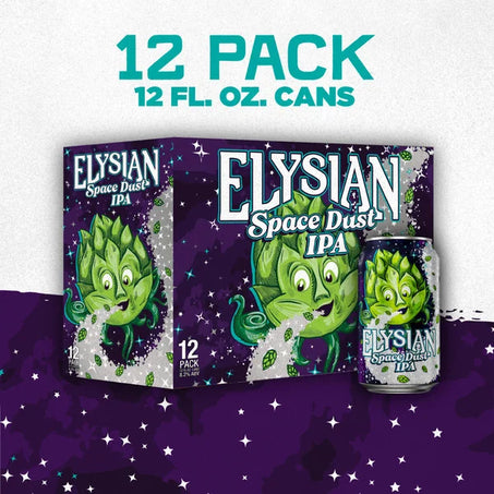 Elysian Space Dust IPA Craft Beer, 12 Pack Beer, 12 Fl Oz Cans