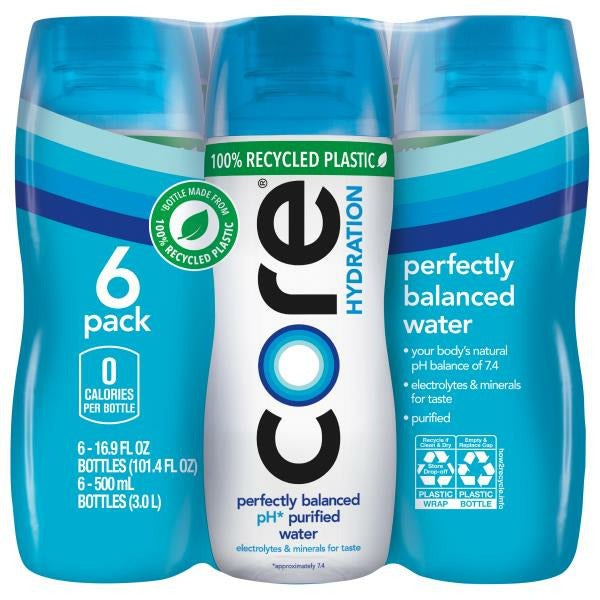 Core Hydration Nutrient Enhanced Water 16.9 oz • 6 x 16.9 oz