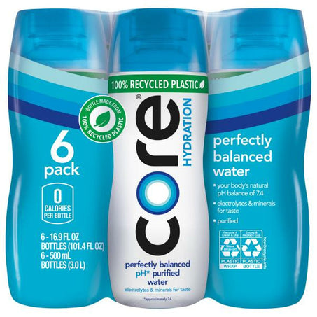 Core Hydration Nutrient Enhanced Water 16.9 oz • 6 x 16.9 oz