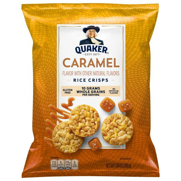 Quaker Rice Crisps, Caramel 7.04 oz