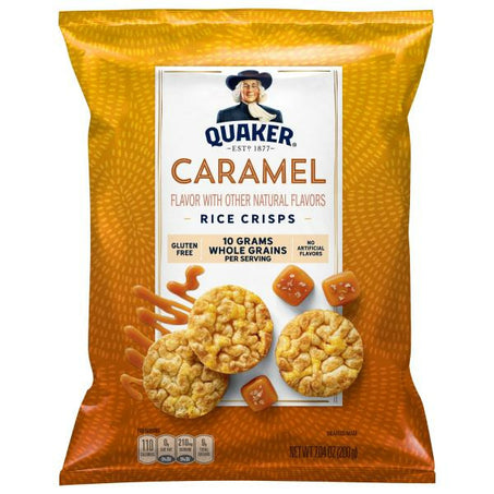 Quaker Rice Crisps, Caramel 7.04 oz