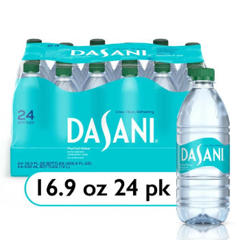 DASANI Purified Water, 24 Pack