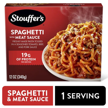 Stouffer's Spaghetti With Meat Sauce Single Serve Frozen Pasta Single Frozen Meals