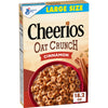Cheerios Oat Crunch Oats and Honey Breakfast Cereal 18.2 oz Large Size