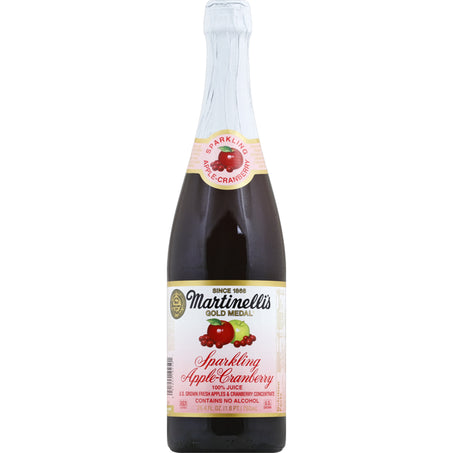Martinelli's Gold Medal Sparkling Apple-Cranberry Juice, 25.4 fl oz