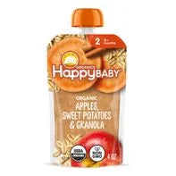 Happy Baby Organics Organics Clearly Crafted Stage 2 Meals Apples, Sweet Potatoes & Granola