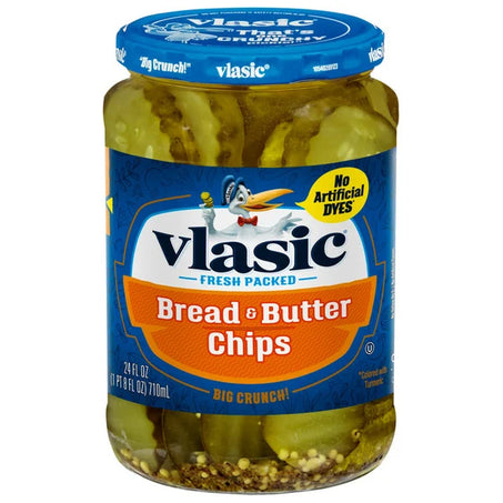 Vlasic Bread and Butter Pickle Chips 24 fl oz