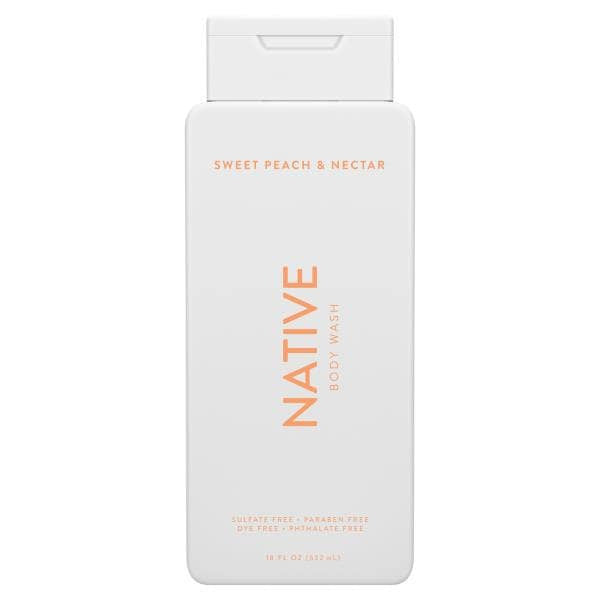 Native Body Wash, Sweet Peach & Nectar 18 fl oz