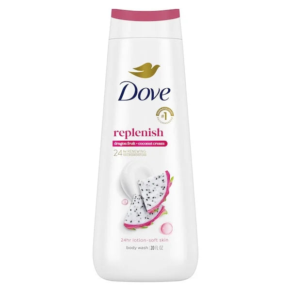 Dove Replenish Body Wash, Dragon Fruit + Coconut Cream 20 fl oz