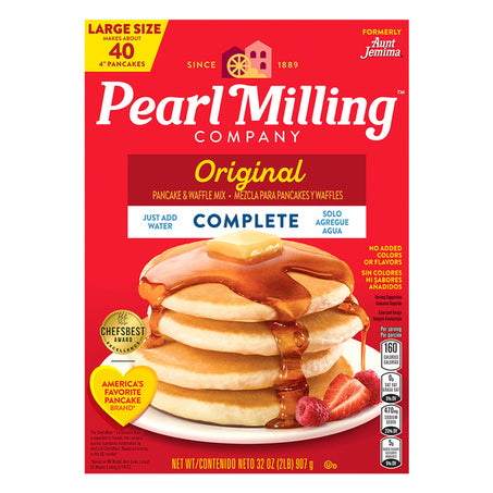 Pearl Milling Company Pancake & Waffle Mix, Original, Complete