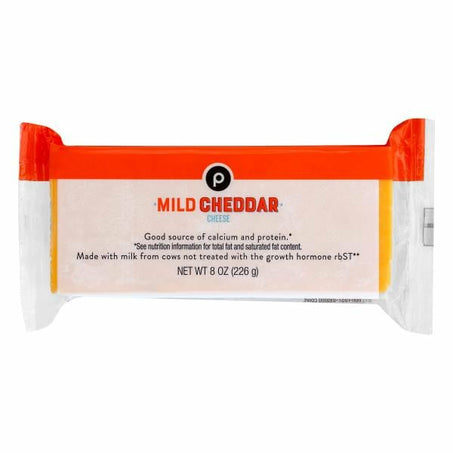 Publix Cheese, Mild Cheddar 8 oz