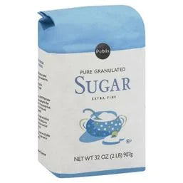 Publix Sugar, Pure Granulated, Extra Fine 32 oz