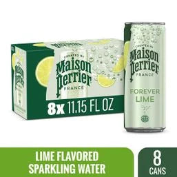 Maison Perrier Forever Lime Flavored Sparkling Water 8 x 11.15 fl oz