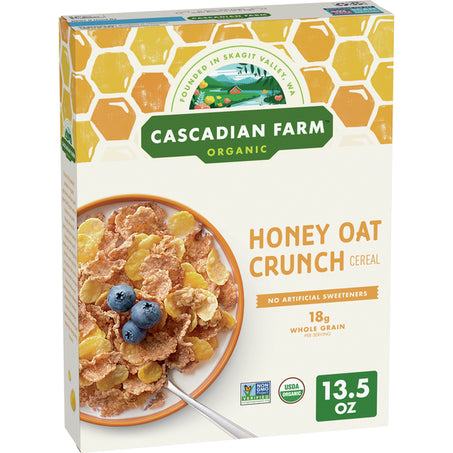 Cascadian Farm Organic Honey Crunch Oat 9.5 oz