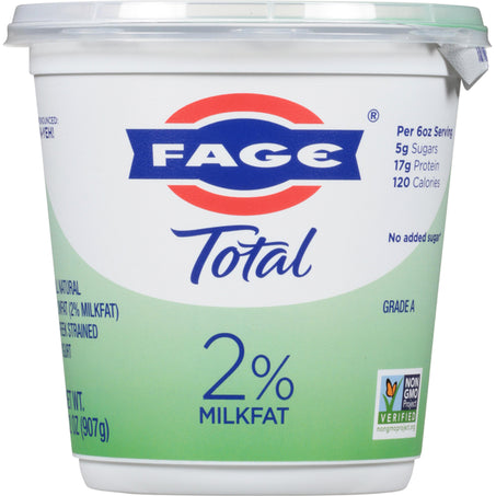 FAGE Yogurt, 2% Reduced Fat, Strained, Greek 32 oz