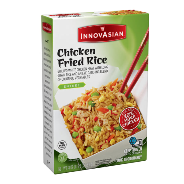 InnovAsian Chicken Fried Rice, Frozen Multi-Serve Entrée 18 oz