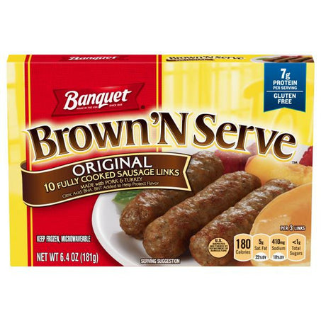 Banquet Brown N Serve Sausage Original