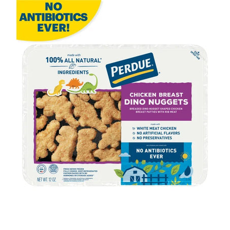 Perdue Breaded Chicken Breast Nuggets Dinosaur Shapes 12 oz