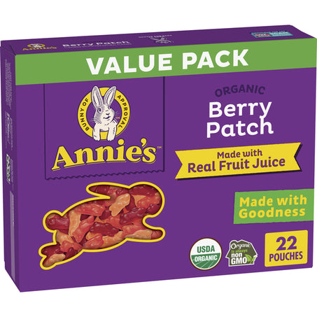 Annie's Organic Berry Patch Bunny Fruit Flavored Snacks 15.4 oz