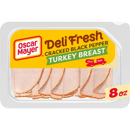 Oscar Mayer Deli Fresh Cracked Black Pepper Turkey Breast 8oz