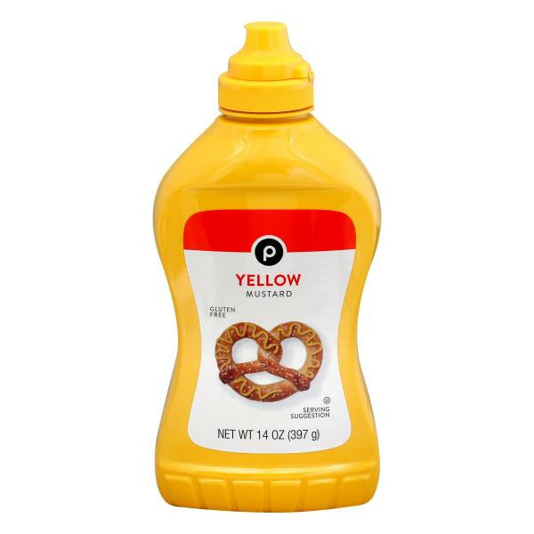 Publix Mustard, Yellow 16 oz