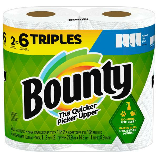 Bounty Select-A-Size Paper Towels 2 ct