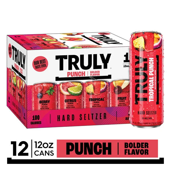 Truly Hard Seltzer Punch Variety Pack 12