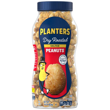 Planters Peanuts Dry Roast 16 oz