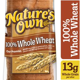 Nature's Own 100% Whole Wheat