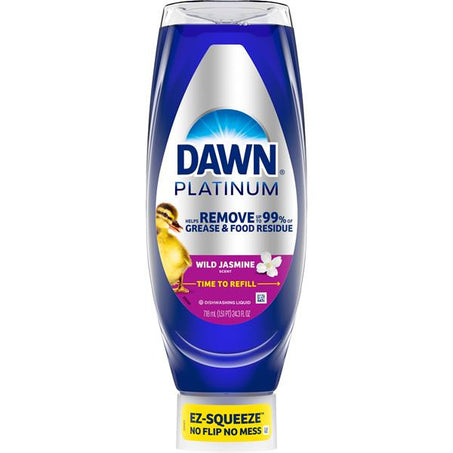 Dawn Platinum EZ-Squeeze Dish Soap, Wild Jasmine 24.3 fl oz